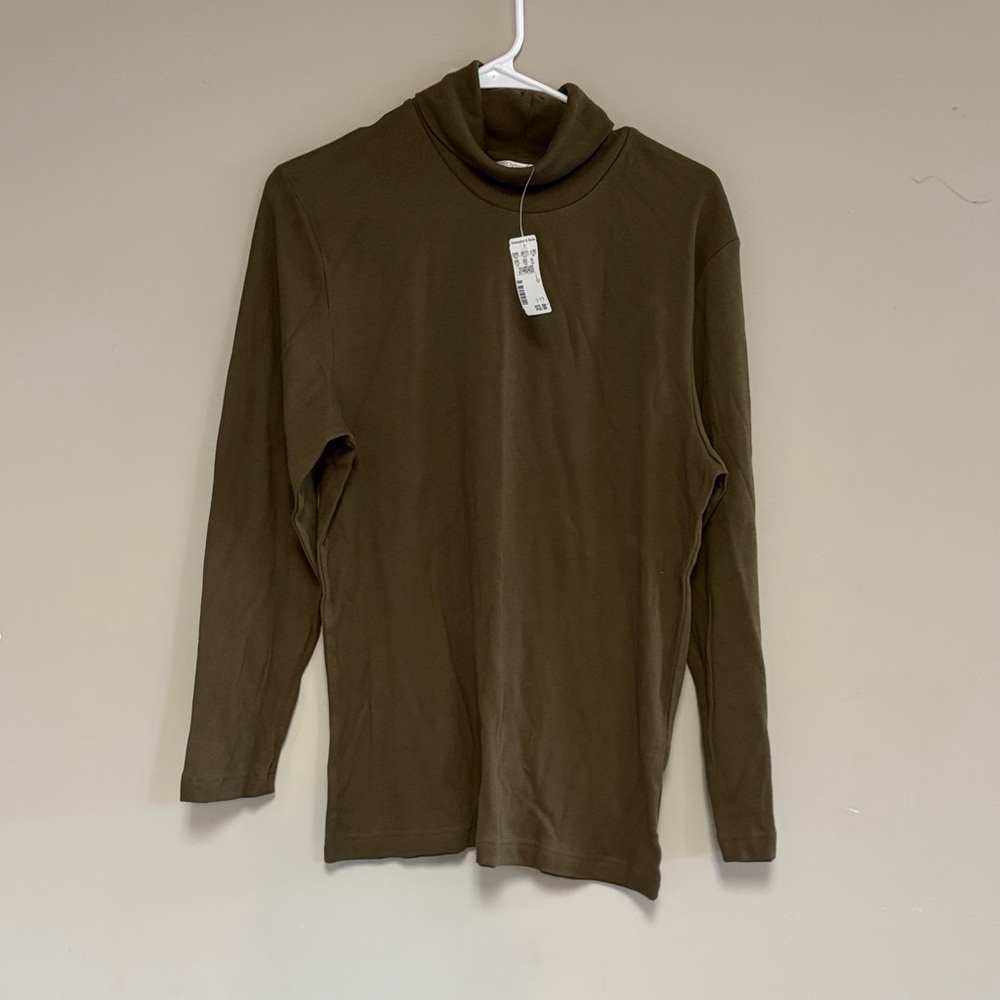 Christopher & Banks Olive Turtleneck Sweater